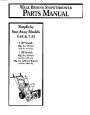 Simplicity 5 55 7 55 1691411 6137 1691413 13781 1691414 2000 Snow Blower Parts Manual page 1