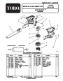 Toro 51539 Air Rake Blower Parts Catalog, 1995-1999 page 1