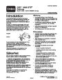 Toro CCR 2450 GTS 38536 Snow Blower Operators Manual, 2004 – Swedish page 1