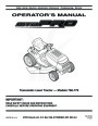 MTD Pro 760 779 Series Transmatic Lawn Tractor Lawn Mower Owners Manual page 1