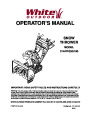MTD White Outdoor 31AH7Q3G190 Snow Blower Owners Manual page 1