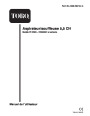 Toro 62925 206cc OHV Vacuum Blower Operators Manual, 2002-2005 – French page 1