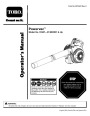 Toro 51987 Powervac Gas-Powered Blower Manual, 2013 page 1