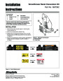 Simplicity 1687392 Snow Blower Installation Instructions page 1