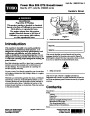Toro 37777 Power Max 826 OTE Snowblower Operators Manual, 2015 page 1