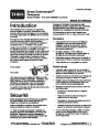 Toro Snow Commander 38603 Snow Blower Operators Manual 2005 – French page 1