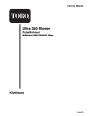 Toro 51569 Ultra 350 Blower Operators Manual, 2002-2005 – Finnish page 1