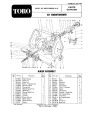 Toro 38010 421 Snowblower Parts Catalog, 1980 page 1
