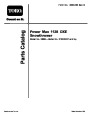 Toro Power Max 1128OXE 38624 38634 38644 38654 Snow Blower Parts Catalog, 2010 page 1