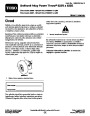 Toro Power Max 622E 622R 38606 38607 Snow Blower Operators Manual, 2007 – Czech page 1
