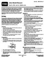 Toro 51594 Ultra Blower/Vacuum Manual, 2010-2014 page 1