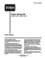 Toro 51591 Super Blower Vac Parts Catalog, 2001-2004 page 1