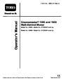 Toro 04052 04060 Greensmaster 1000 1600 Lawn Mower Operators Manual page 1