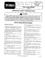 Toro 51580 300 Clean Sweep Manual, 1992 page 1