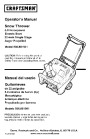 Craftsman 536.881501 22-Inch Snow Blower Owners Manual page 1