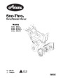 Ariens Sno Thro 921001 2 3 4 ST824E ST1027LE ST1130DLE ST924DLE Snow Blower Owners Manual page 1