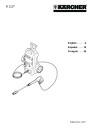 Kärcher K 2.27 Electric Power High Pressure Washer Owners Manual page 1