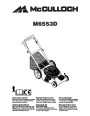 McCulloch M6553 D Lawn Mower Owners Manual page 1