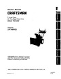 Craftsman 247.888520 26-Inch Snow Blower Owners Manual page 1