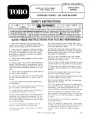 Toro 51740 Mini Blower Operators Manual, 1991 page 1