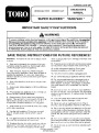 Toro 51576 Super Blower Vac Manual, 1994 page 1