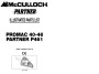 McCulloch Promac 40 60 Partner P461 Chainsaw Parts List page 1