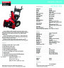 Honda HS724 Snow Blower Catalog page 1