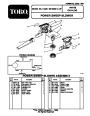 Toro 51586 Power Sweep Blower Parts Catalog, 1999 page 1