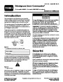 Toro 20003 22-Inch Recycler Lawn Mower Operators Manual, 2006 – French page 1