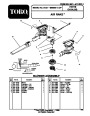 Toro 51551 Air Rake, Australia Parts Catalog, 1998-1999 page 1