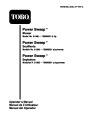 Toro 51586 Power Sweep Blower Operators Manual, 1998-1999 page 1