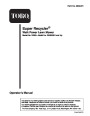 Toro 20033 21-Inch Super Recycler Lawn Mower Operators Manual, 2004 page 1