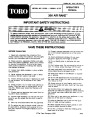 Toro 51580 300 Clean Sweep Operators Manual, 1991 page 1