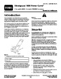 Toro 38026 1800 Power Curve Snowblower Operators Manual, 2007-2009 – French page 1