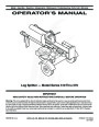 MTD 510 570 Log Splitter Lawn Mower Owners Manual page 1