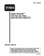 Toro 20036 20037 21-Inch Super Recycler Lawn Mower Operators Manual, 2004 page 1