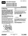Toro Power Max 826O 38597 38629 38637 38639 38657 Snow Blower Operators Manual, 2011 – Danish page 1