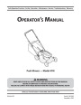MTD 41M Push Lawn Mower Owners Manual page 1