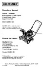 Craftsman 536.881400 21-Inch Snow Blower Owners Manual page 1
