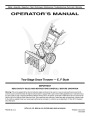 MTD 769-01275D E F Style Snow Blower Owners Manual page 1