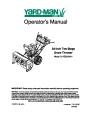 Yard-Man 31AE993I401 Snow Blower Owners Manual by MTD page 1