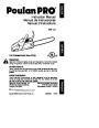 Poulan Pro 221 LE Chainsaw Owners Manual page 1