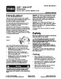 Toro CCR 2450 GTS 38516 Snow Blower Operators Manual, 2006 page 1