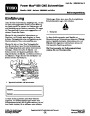 Toro Power Max 828OXE 38637 Snow Blower Operators Manual, 2008 – German page 1