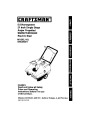 Craftsman 536.885211 21-Inch Snow Blower Owners Manual page 1