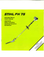 STIHL FH 75 Hedge Trimmer Owners Manual page 1