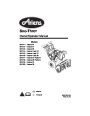 Ariens Sno Thro 921011 12 13 14 15 16 17 18 19 20 Deluxe Track Platinum Snow Blower Owners Manual page 1