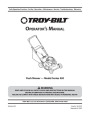 MTD Troy-Bilt 430 Push Lawn Mower Owners Manual page 1