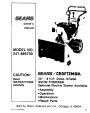 Craftsman 247.886700 26-Inch Snow Blower Owners Manual page 1