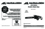 McCulloch MCC1514 Electric Chainsaw Owners Manual page 1